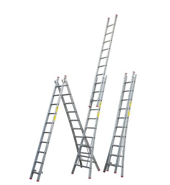 Little Jumbo SuperPRO 2-delige reformladder geanodiseerd